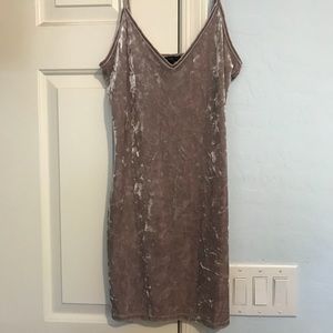 Forever 21 velvet mini dress